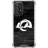 NFL Los Angeles Rams Black & White Galaxy A52 5G Clear Case